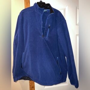 L.L. Bean Men's Royal Blue Zip-Up Sweater